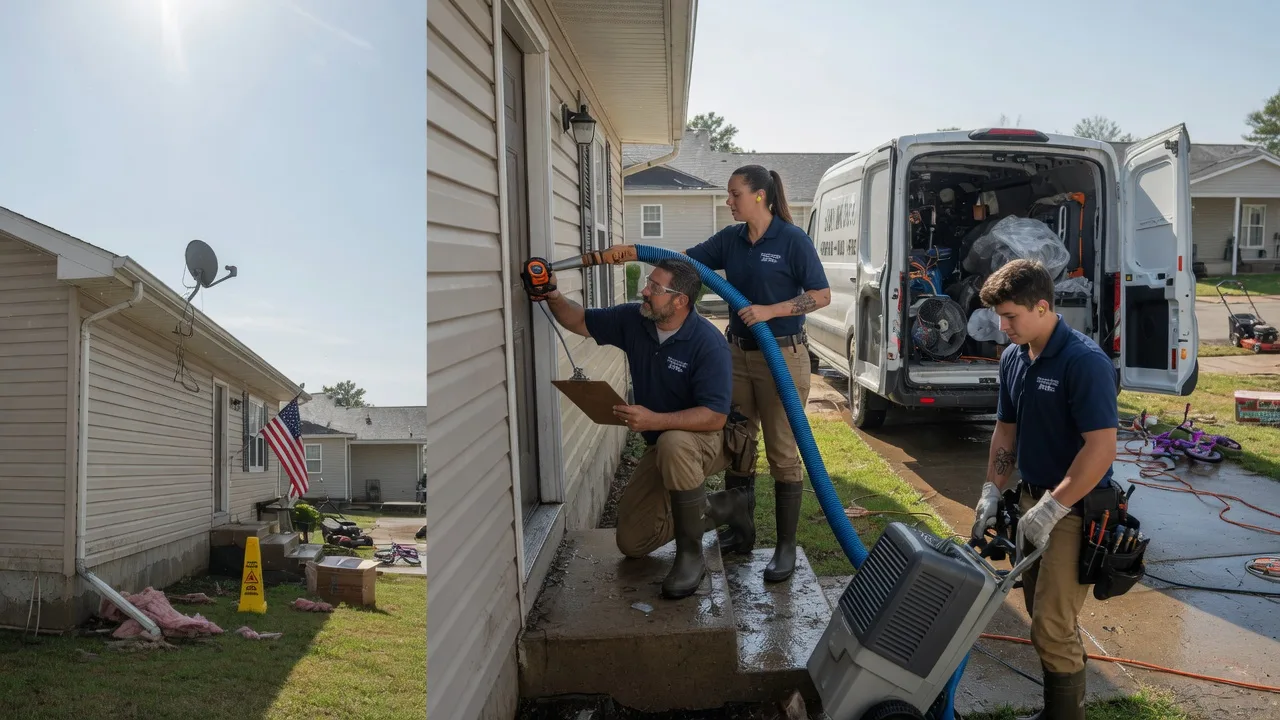 Ceiling Water Damage Restoration in Cedarville, OH near me